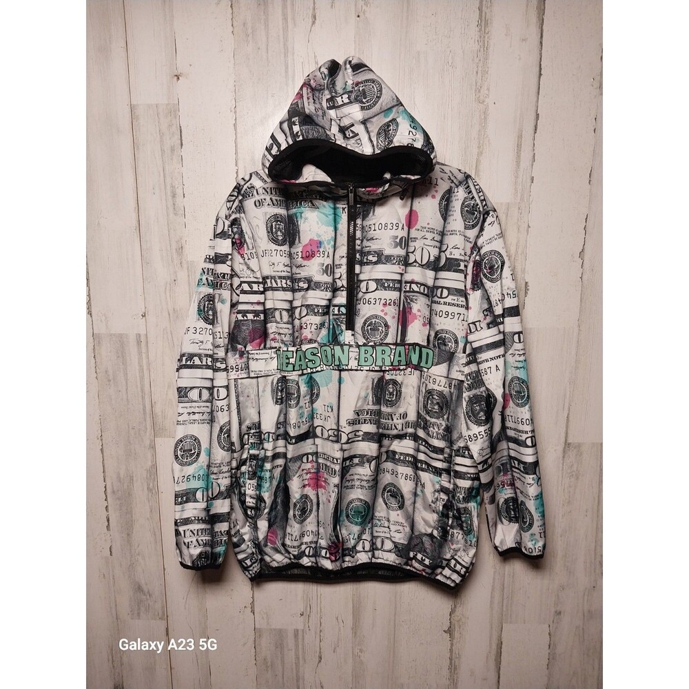 Reason Brand Anorak Hoodie Jacket Size XL